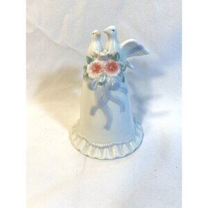 doves flowers bows vintage white bell ks collection